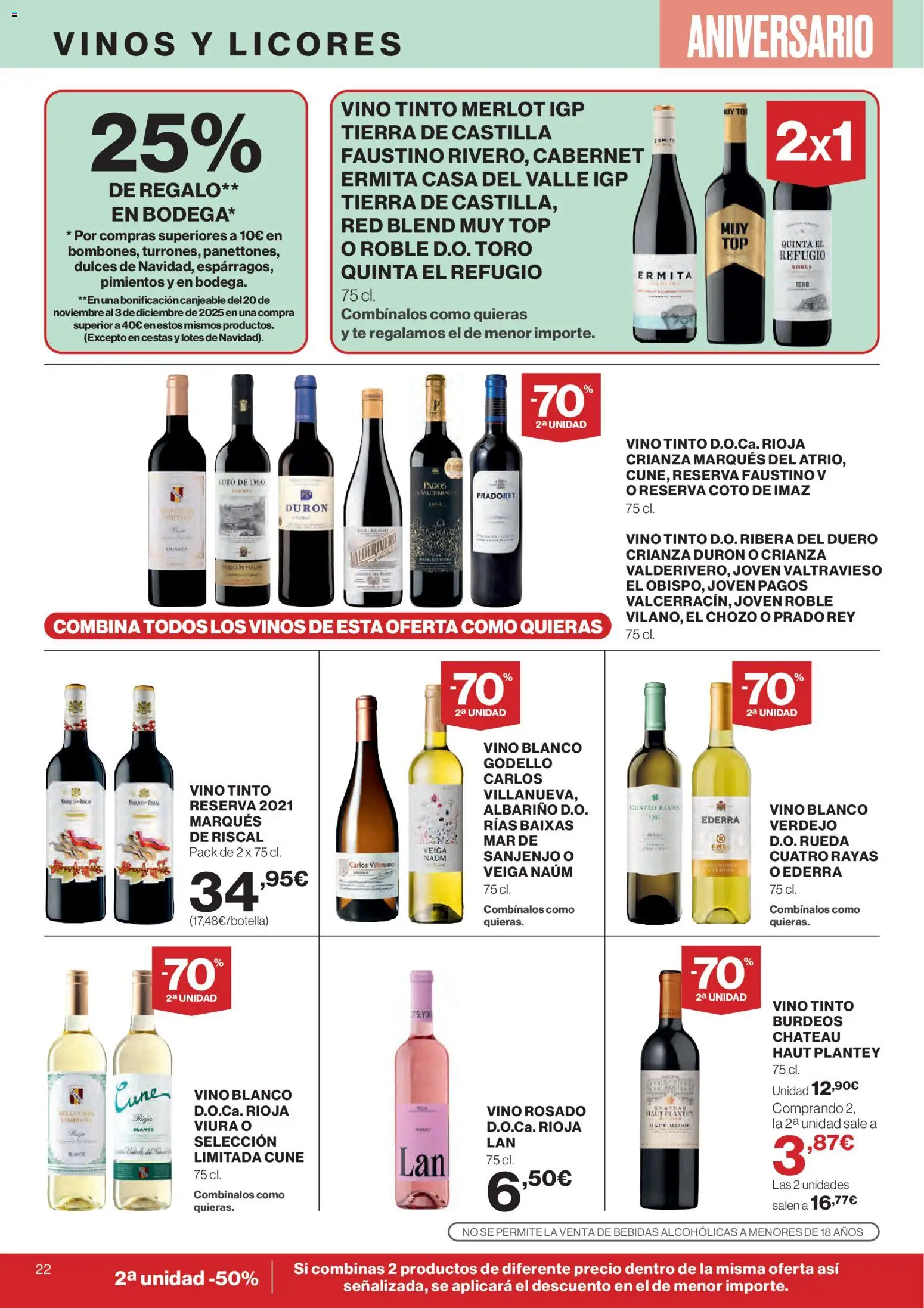 El Corte Inglés ofertas │ válido desde el 06.11.2025 | Página: 31 | Productos: Vino rosado, Vino, Té