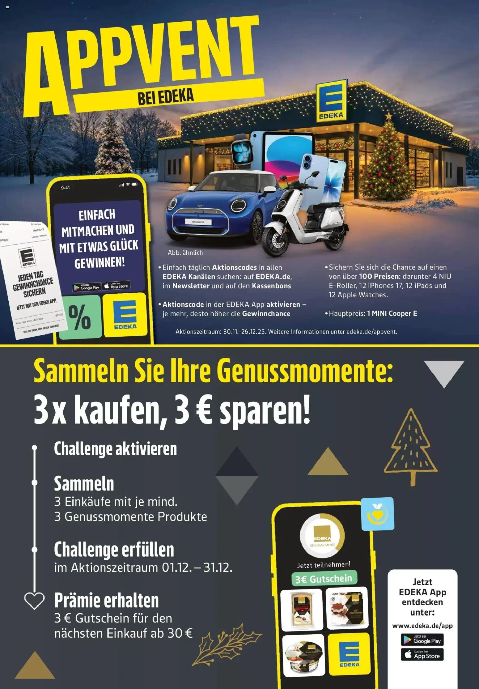Edeka prospekt Heppenheim	 – gültig ab 08.12.2025 | Seite: 25 | Produkte: Smartwatch, Scooter, Apple, Smartphone