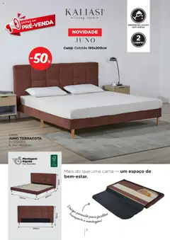 Pré-visualização Espaço Casa - Catálogo Kaliási - Sofás Camas válido de 21.07.2025 | Página: 31 | Produtos: Cama, Colchão