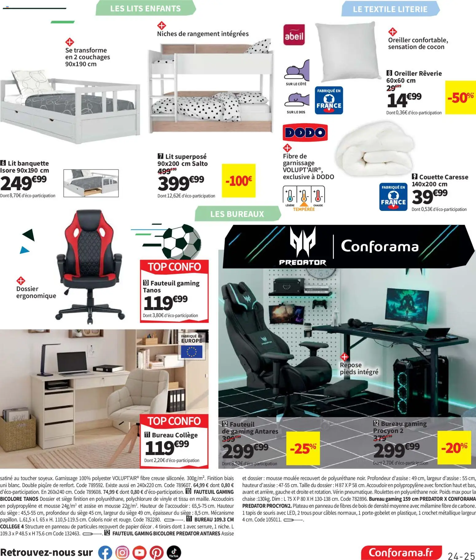 {H1} | Page: 25 | Produits: Lit, Oreiller, Tapis, Literie