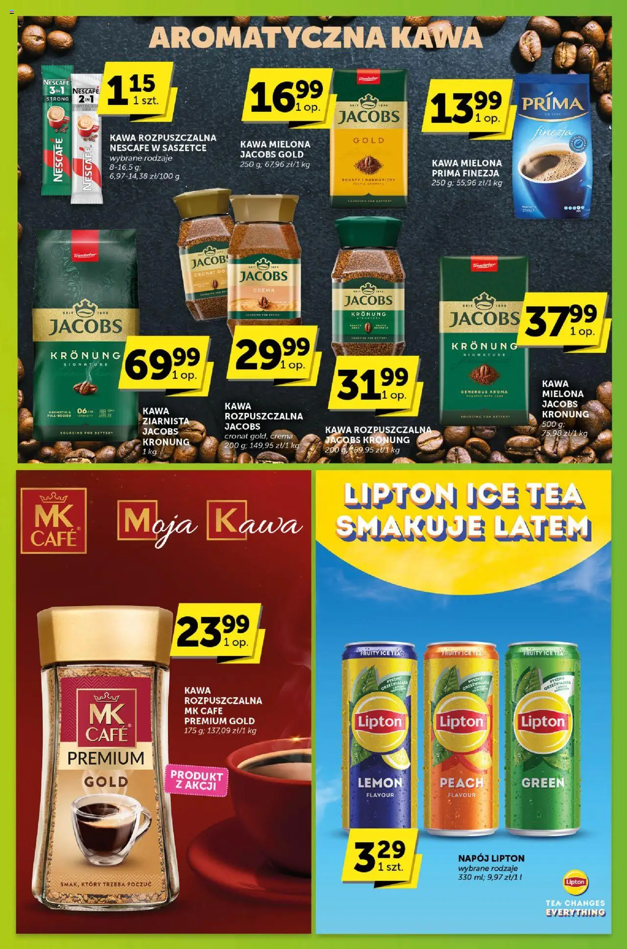 Groszek Gazetka - Sprawdź, co więcej od 21.08.2025 | Strona: 7 | Produkty: Kawa jacobs, Nescafe, Por, Kawa