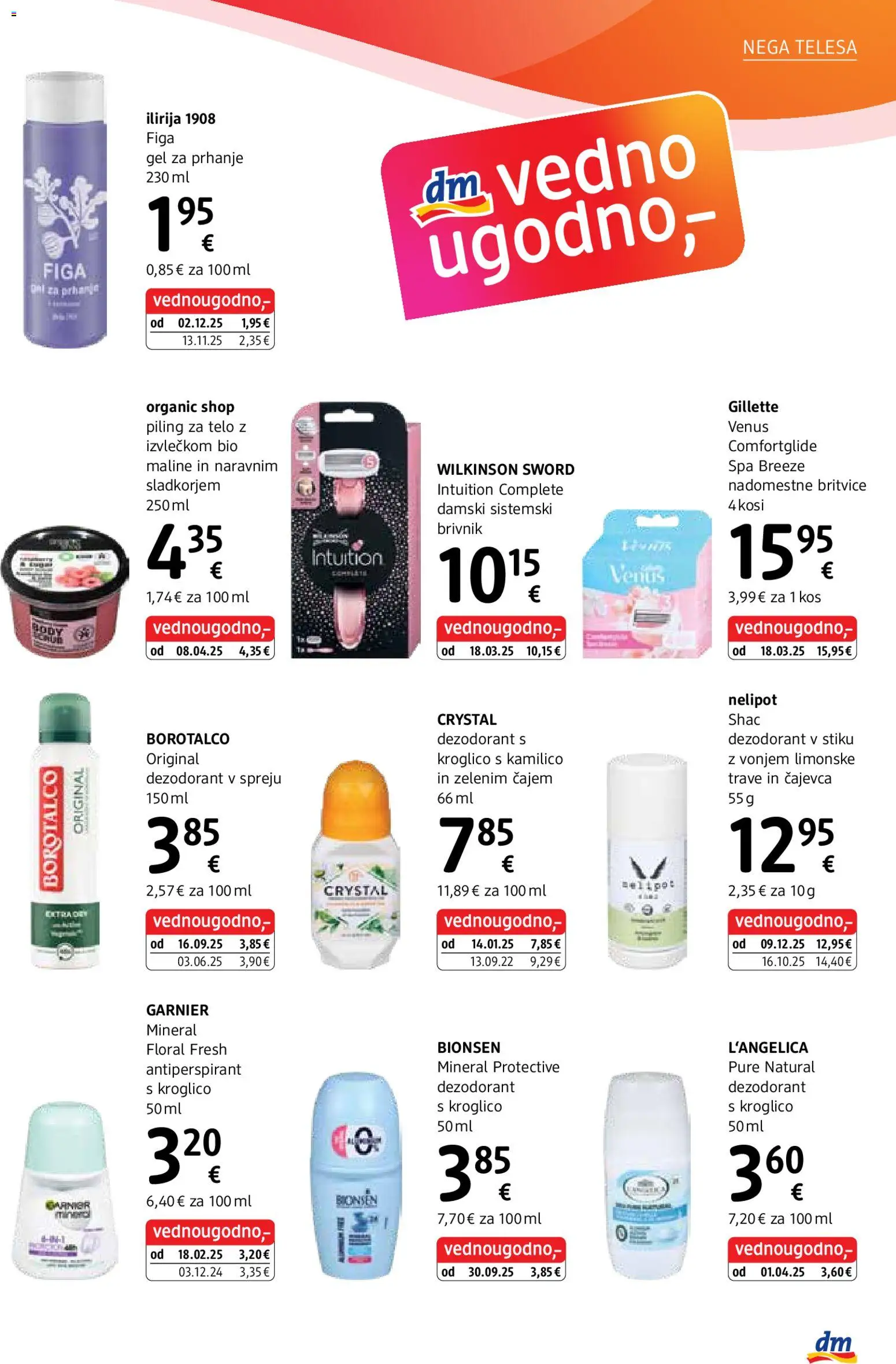 Novi DM Drogerie Markt katalog ponudbe – veljaven od 05.01.2026 | Stran: 7 | Izdelki: Piling za telo, Kos, Maline, Brivnik