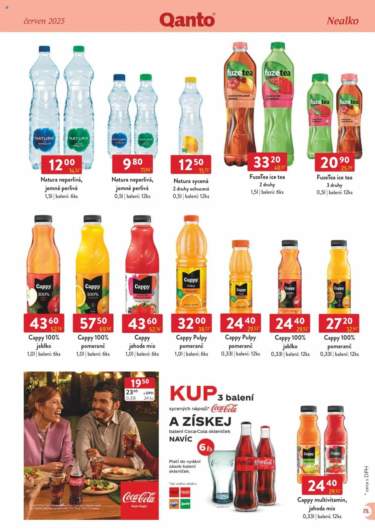 Astur & Qanto leták - Velkoobchod 06/2025 od 01.06.2025 | Strana: 75 | Produkty: Známky, Coca cola, Apple, Sprite