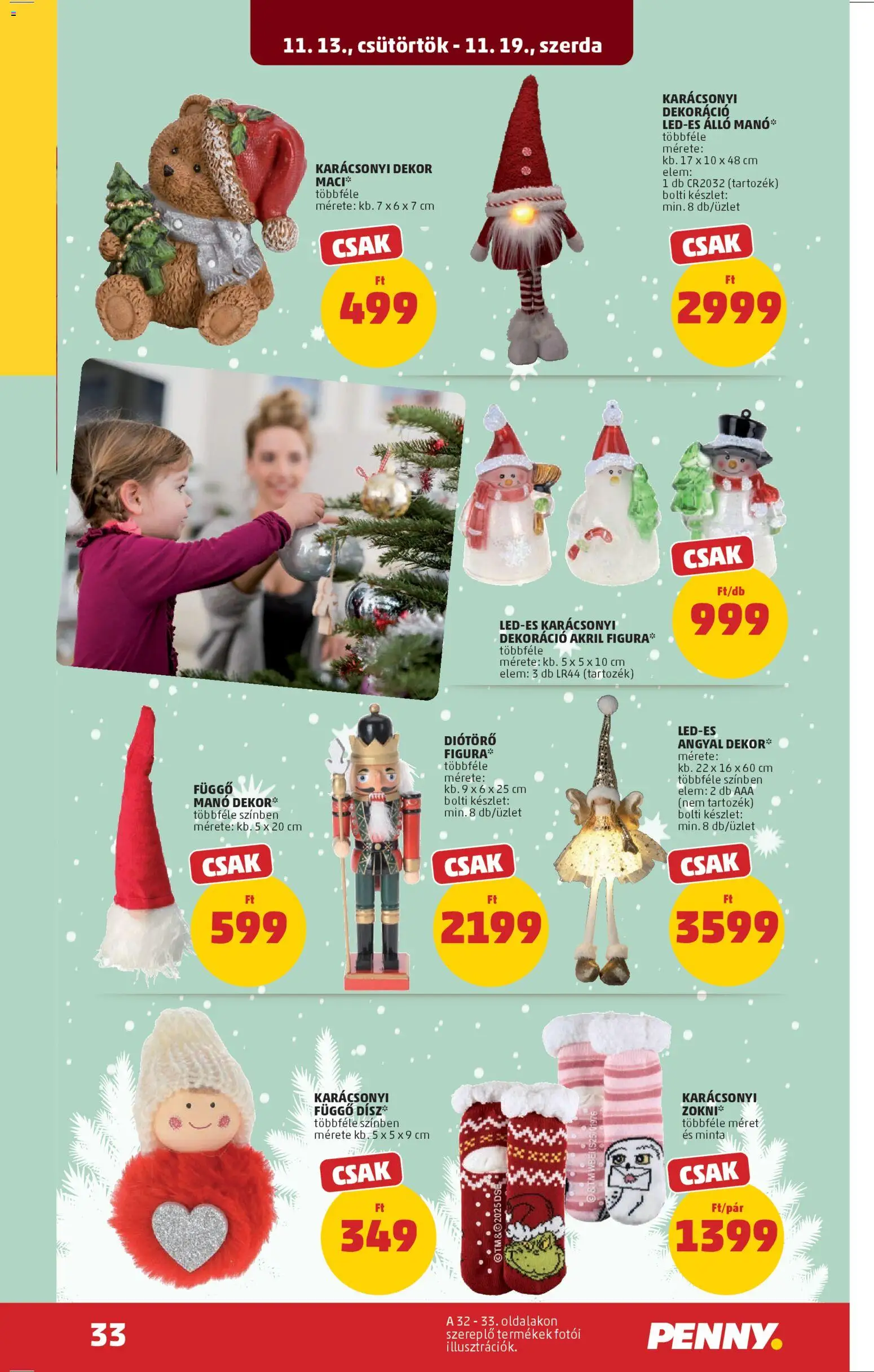PENNY akciós ujság - amely érvényes a következő dátumtól: 13.11.2025 | Oldal: 37 | Termékek: Dekoráció