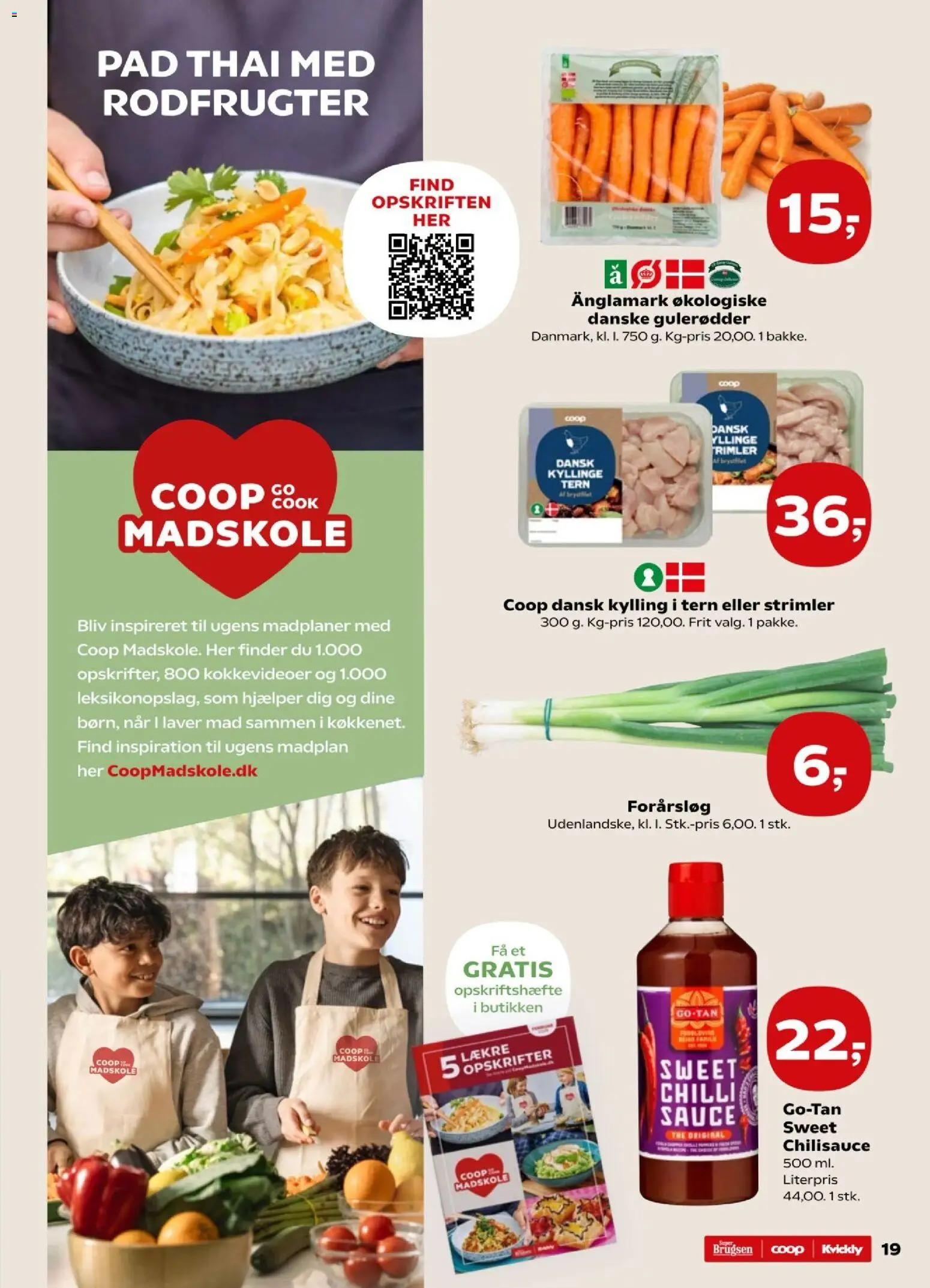 Kvickly tilbudsavis – gyldig fra 30.01.2026 | Side: 21 | Produkter: Gulerødder, Forårsløg, Chilli, Søm