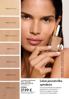 Oriflame leidinys galioja nuo 28.01.2026 | Puslapis: 64 | Prekių: Makiažo pagrindas, Makiažas