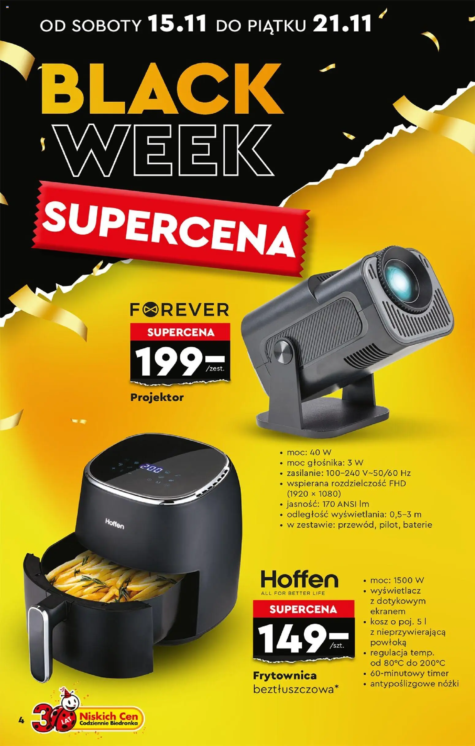 Biedronka Black Friday od 15.11.2025 | Strona: 6 | Produkty: Baterie, Kosz