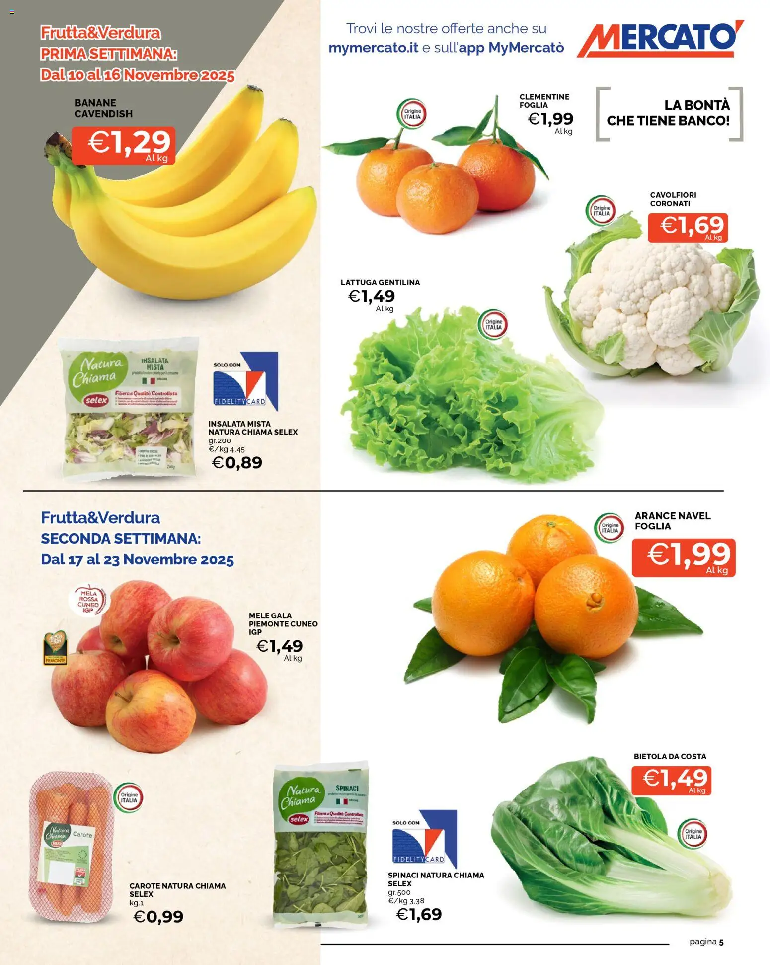 Volantino Mercatò del 10.11.2025 | Pagina: 5