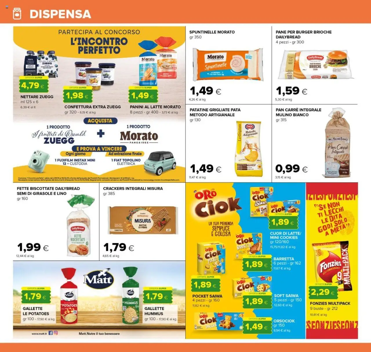 Volantino Oasi del 13.09.2025 | Pagina: 18 | Prodotti: Pane, Hummus, Gallette, Fette biscottate