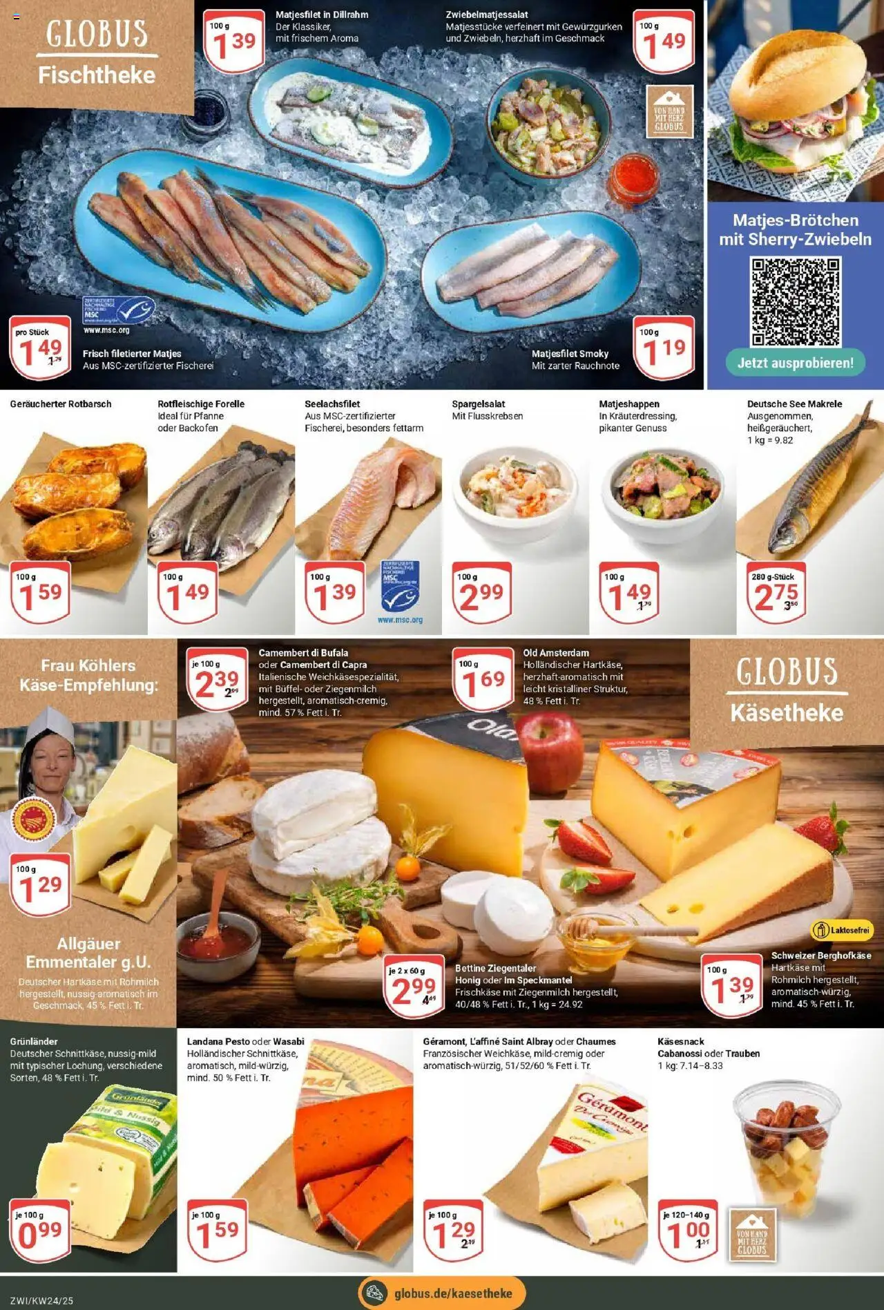 Globus prospekt Zwickau	 - gültig ab dem 08.06.2025 | Seite: 10 | Produkte: Trauben, Grunlander, Backofen, Frischkase