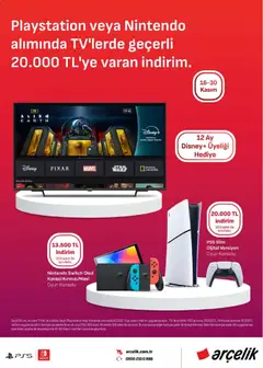 16.11.2025 tarihinden itibaren geçerli olan Arçelik kataloğu önizlemesi | Sayfa: 90 | Ürünler: Désodorisant, Nintendo, Playstation, Oyun