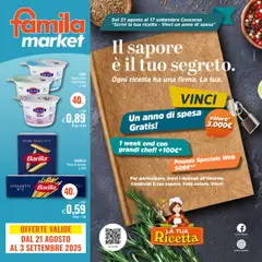 Anteprima del volantino Famila Market catalogo valido a partire dal 21.08.2025