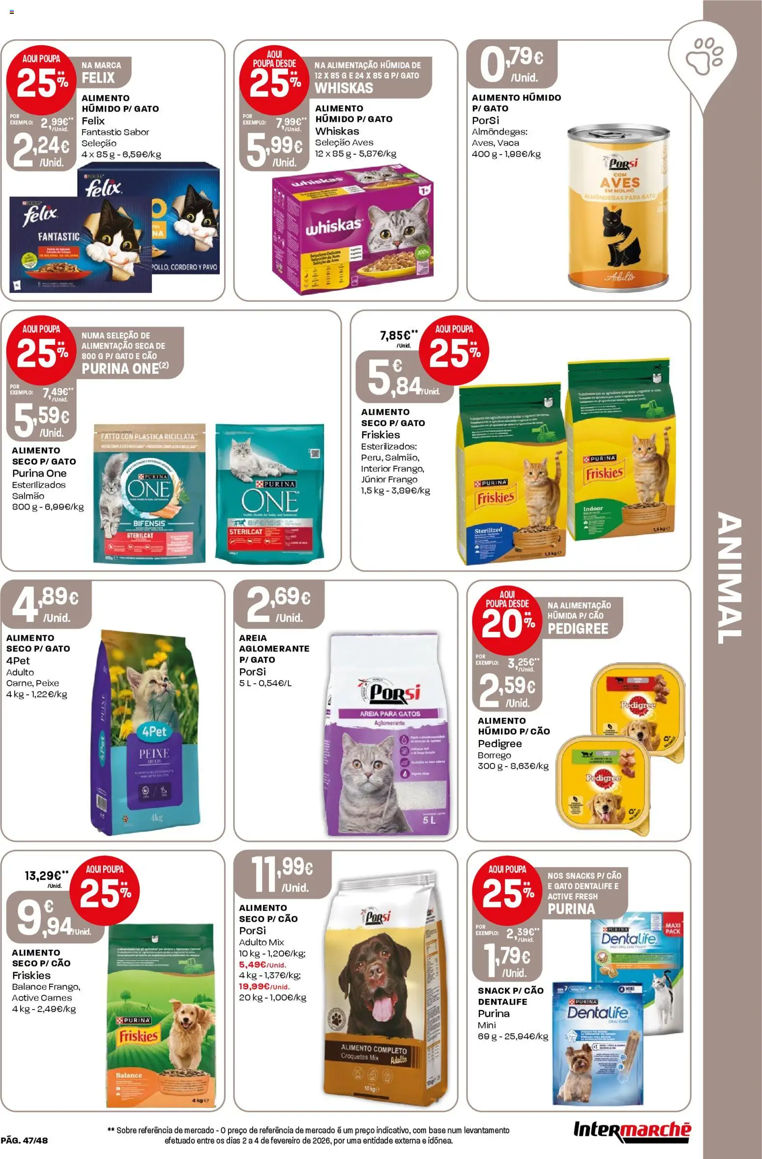 Intermarché folheto │ válido de 12.03.2026 | Página: 47 | Produtos: Frango, Base, Salmão, Peixe