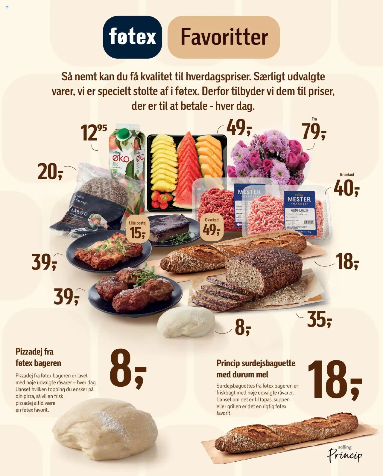 Føtex tilbudsavis – gyldig fra 03.10.2025 | Side: 35 | Produkter: Juice, Oksekød, Pizzadej, Mel