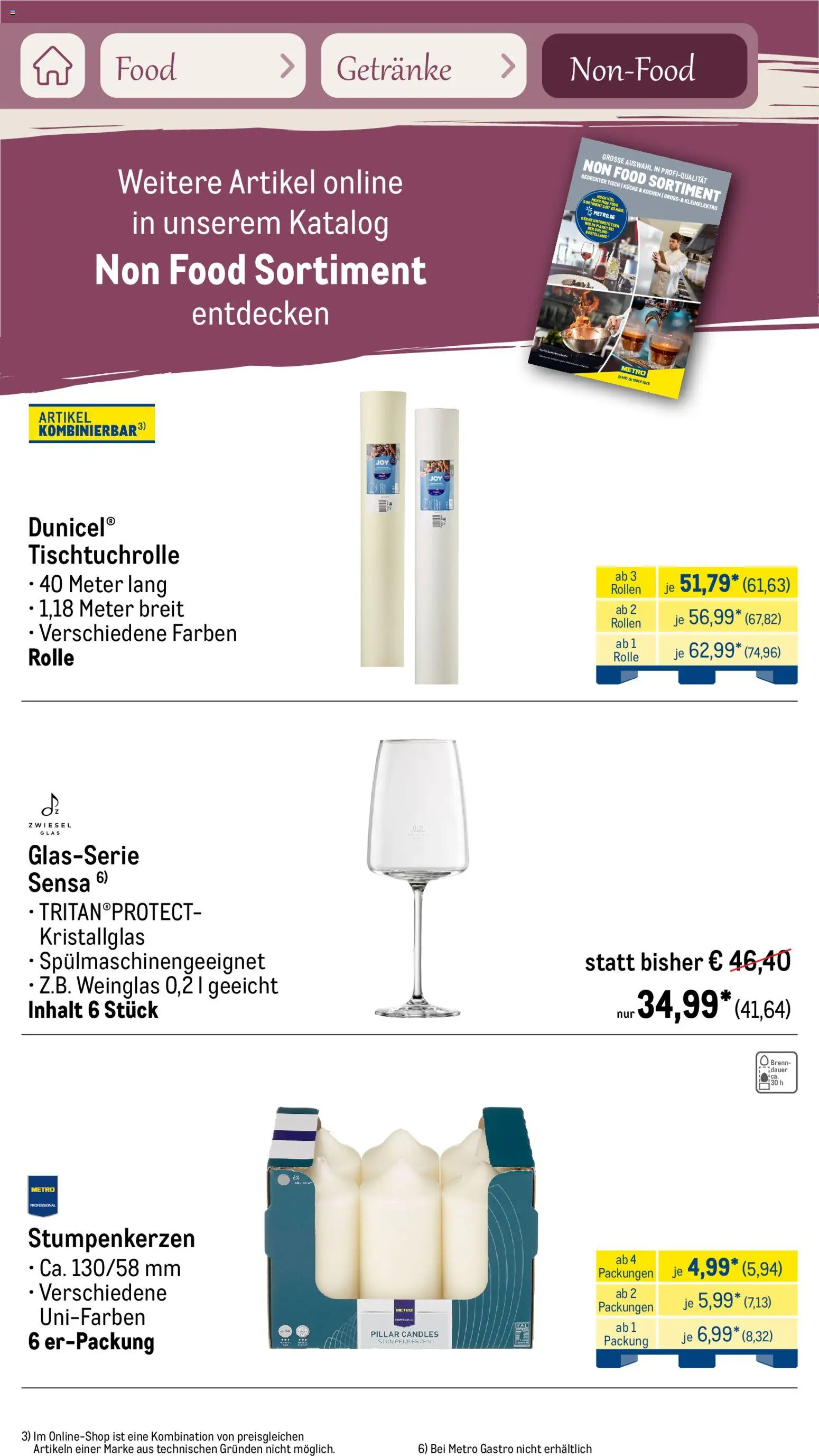 Metro Saisonkatalog Frühlingsgenuss – gültig ab 01.03.2026 | Seite: 35 | Produkte: Tisch, Küche