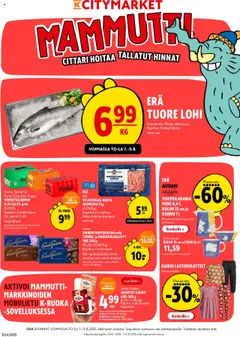 Katso K-Citymarket tarjoukset voimassa alkaen 07.08.2025