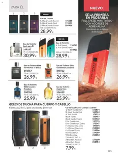 Eau de Toilette Black Suede Secret, 100 ml Eau de Toilette Black Suede Secret │ válido desde el 01.09.2025 | Página: 125 | Productos: Eau de toilette, Gel de ducha, Ducha