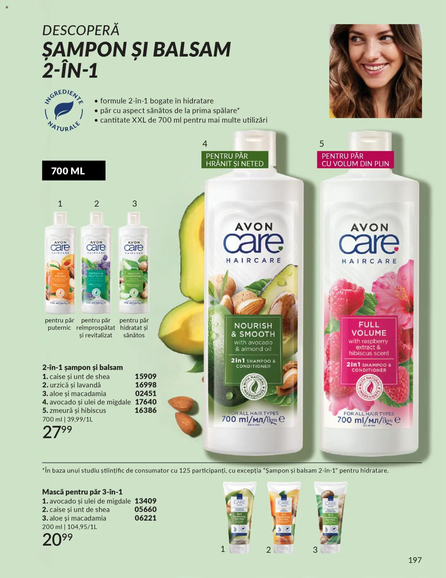 Noul catalog Avon – valabil de la 01.12.2025 | Pagină: 197 | Produse: Șampon, Unt, Ulei, Ahtapot