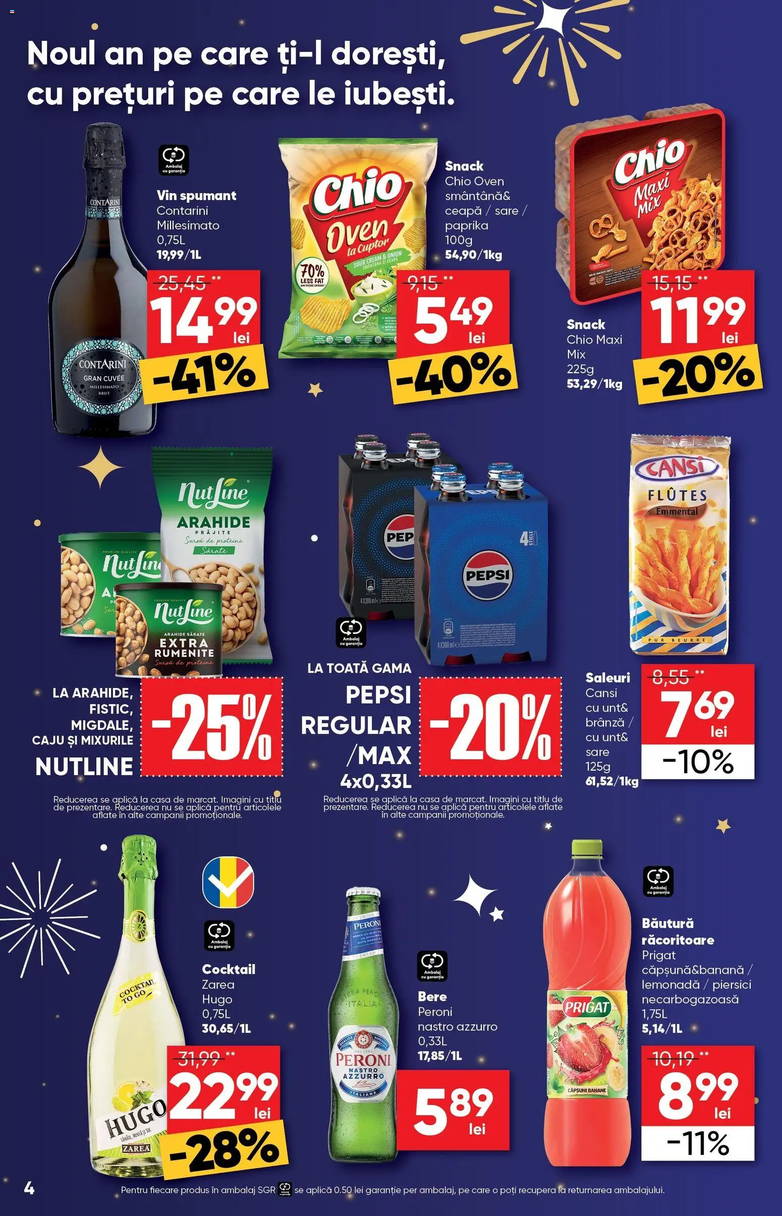 Noul catalog Profi – valabil de la 26.12.2025 | Pagină: 4 | Produse: Brânză, Vin, Caju, Ceapă