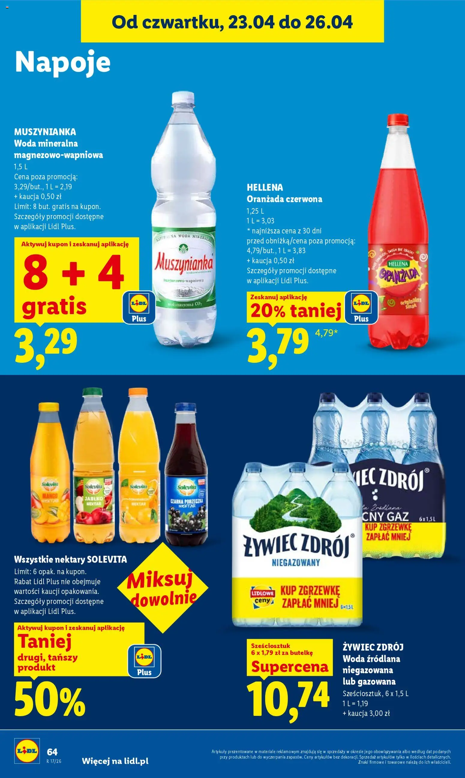 Lidl Polsko leták od 23.04.2026 | Strana: 64 | Produkty: Solevita