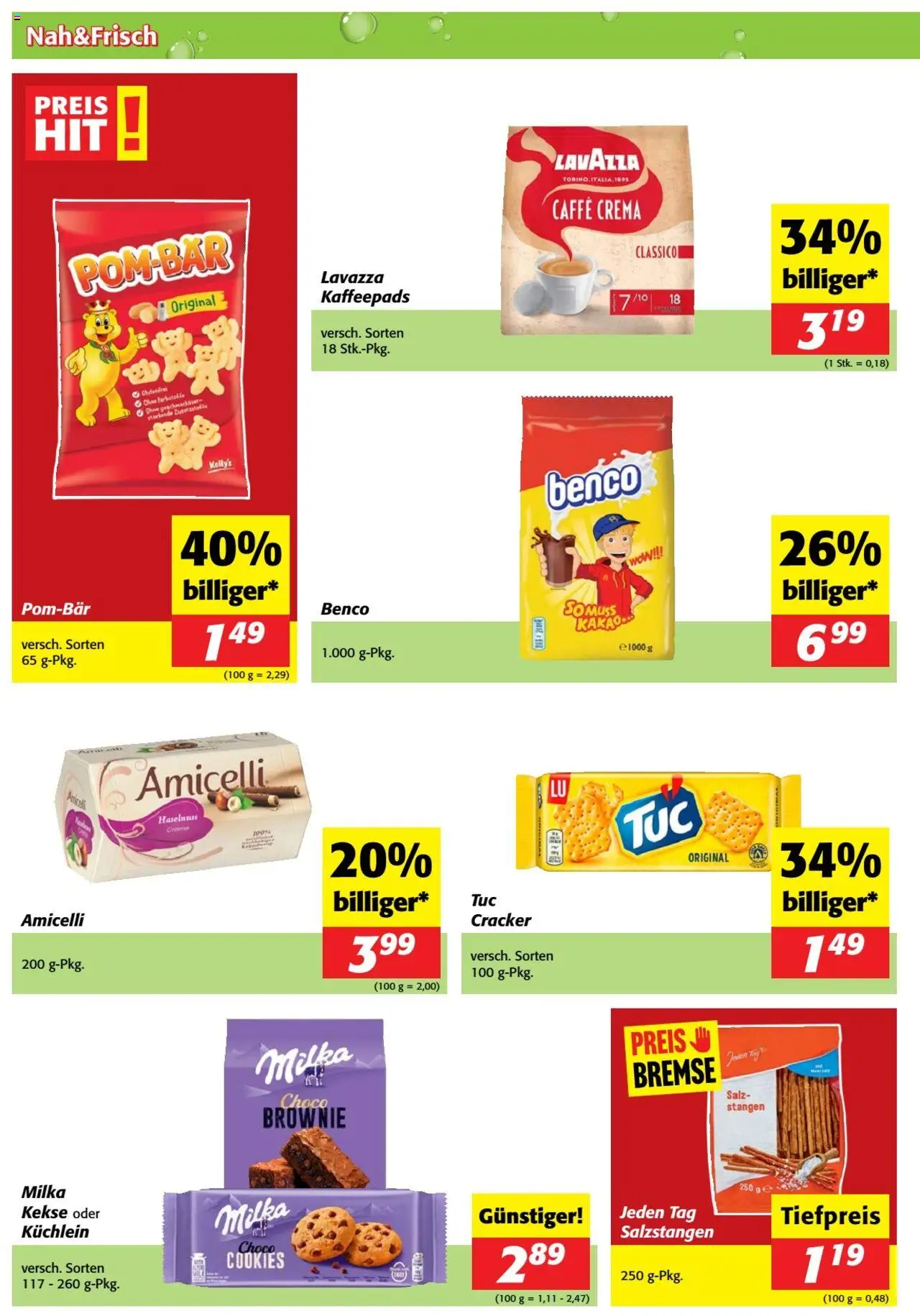 Nah und Frisch Flugblatt gültig ab 13.08.2025 | Seite: 6 | Produkte: Kekse, Salz, Creme