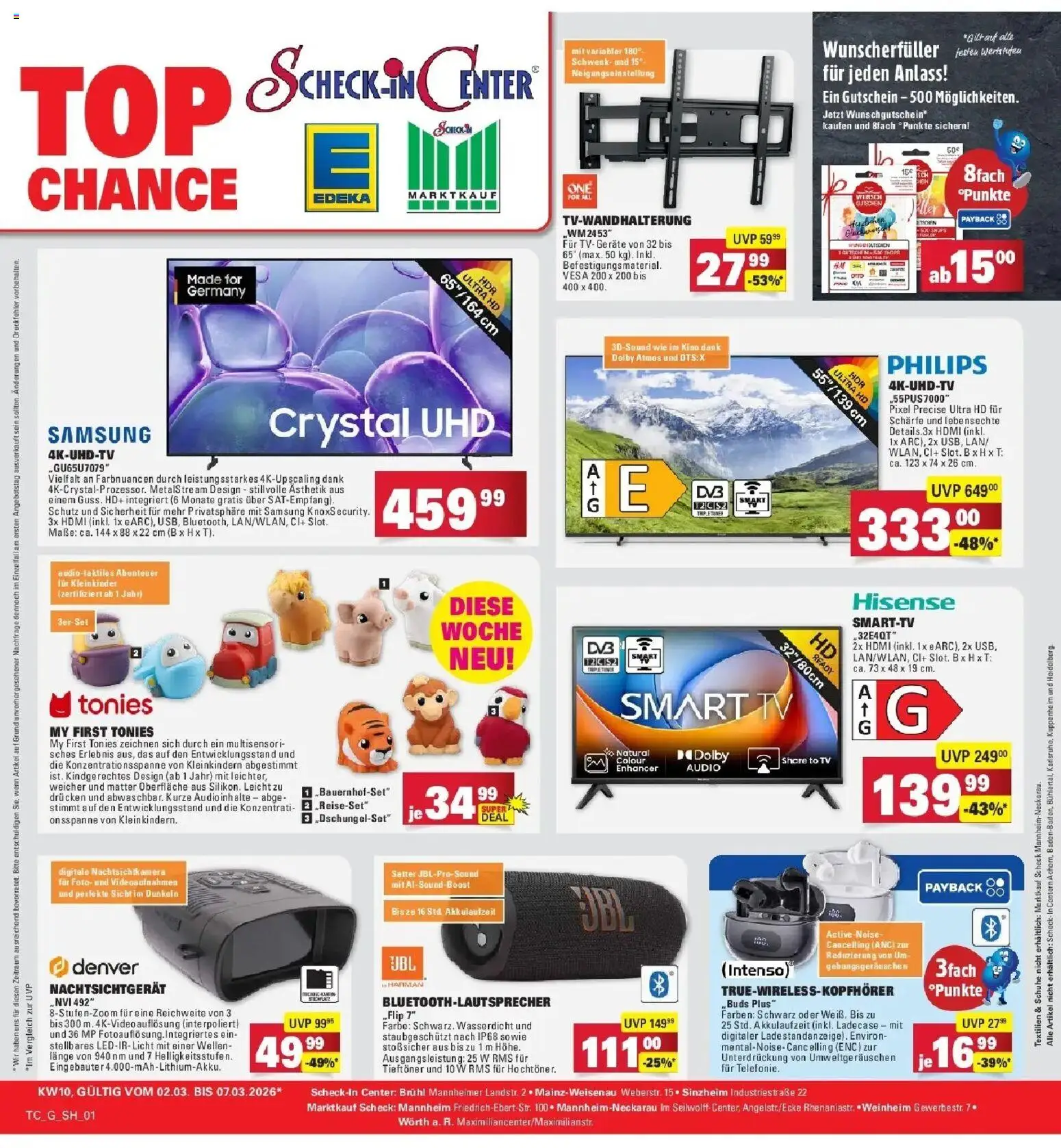 Edeka prospekt Wörth Am Rhein	 – gültig ab 02.03.2026 | Seite: 54 | Produkte: Philips, Samsung, TV, Audio