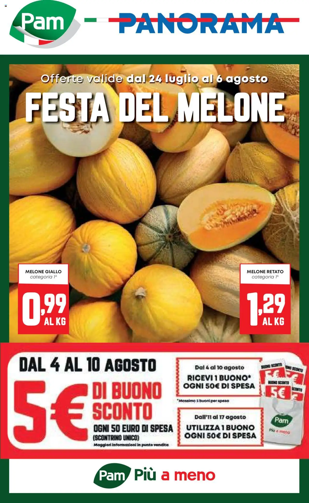 Volantino Panorama del 24.07.2025 | Pagina: 1 | Prodotti: Melone