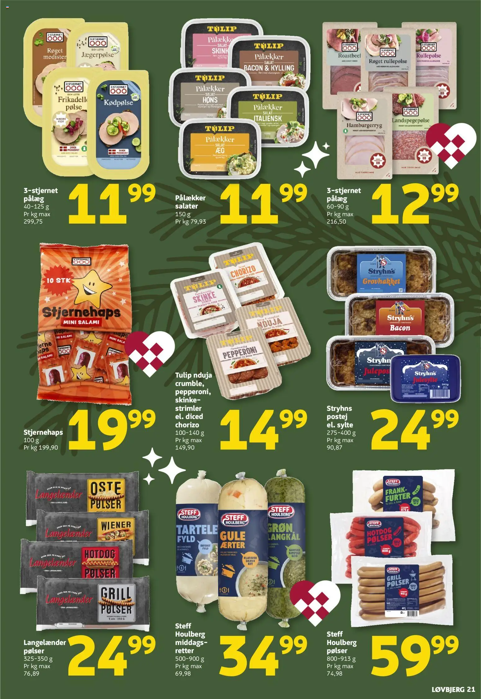 Løvbjerg tilbudsavis – gyldig fra 14.11.2025 | Side: 23 | Produkter: Pølser, Skinke, Pizza, Grill