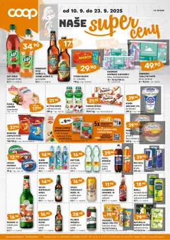 Náhled letáku Trefa leták - COOP naše super ceny od 10.09.2025