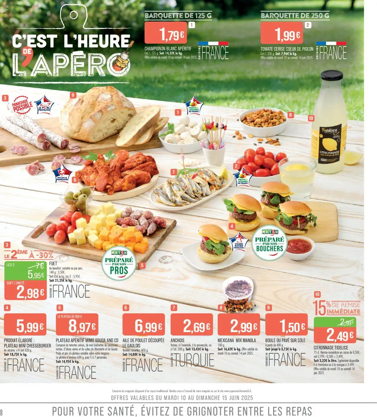  | Page: 8 | Produits: Mangue, Poids, Anchois, Tomates
