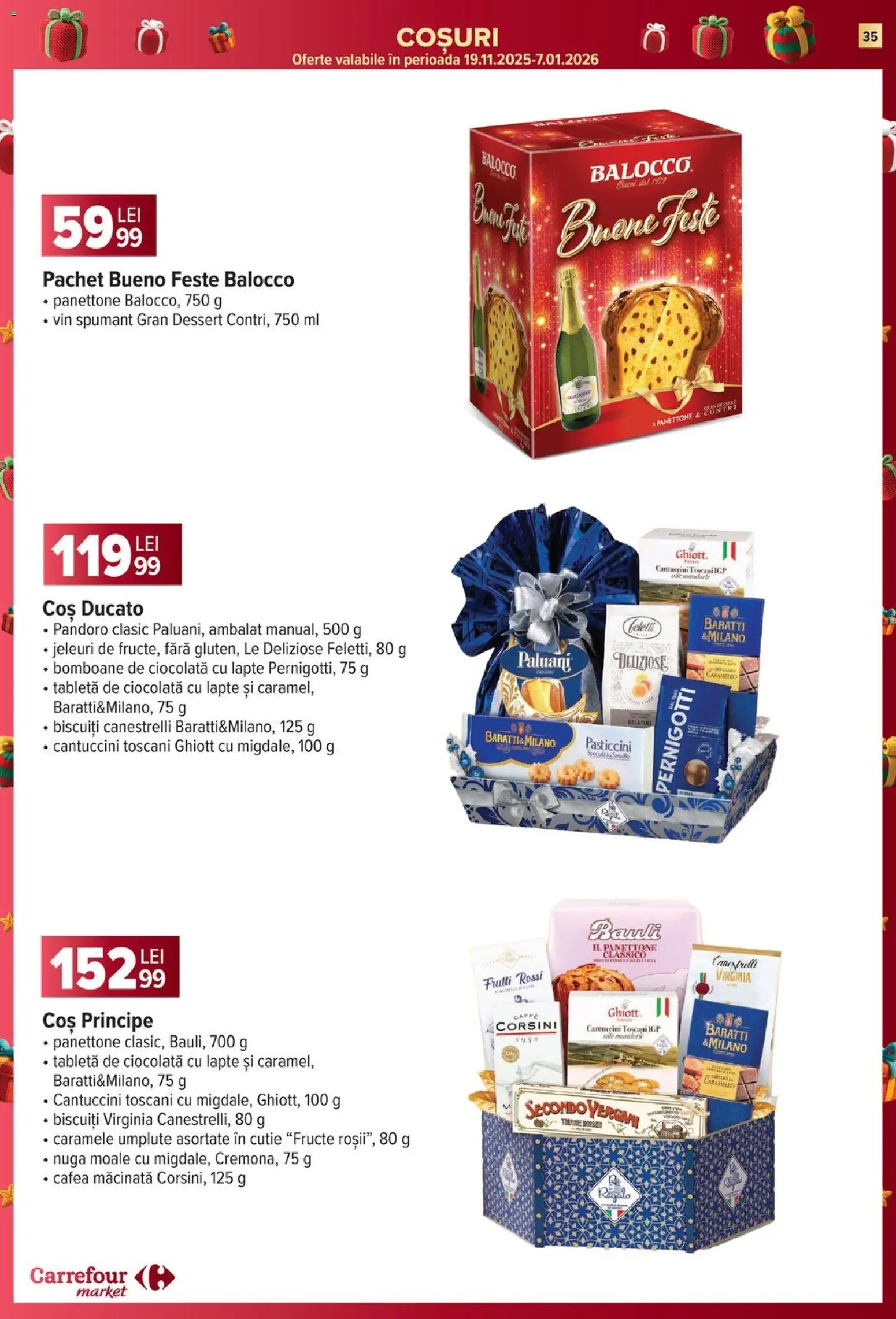 Noul catalog Carrefour – valabil de la 27.12.2025 | Pagină: 35 | Produse: Ciocolată, Bomboane, Biscuiți, Jeleuri