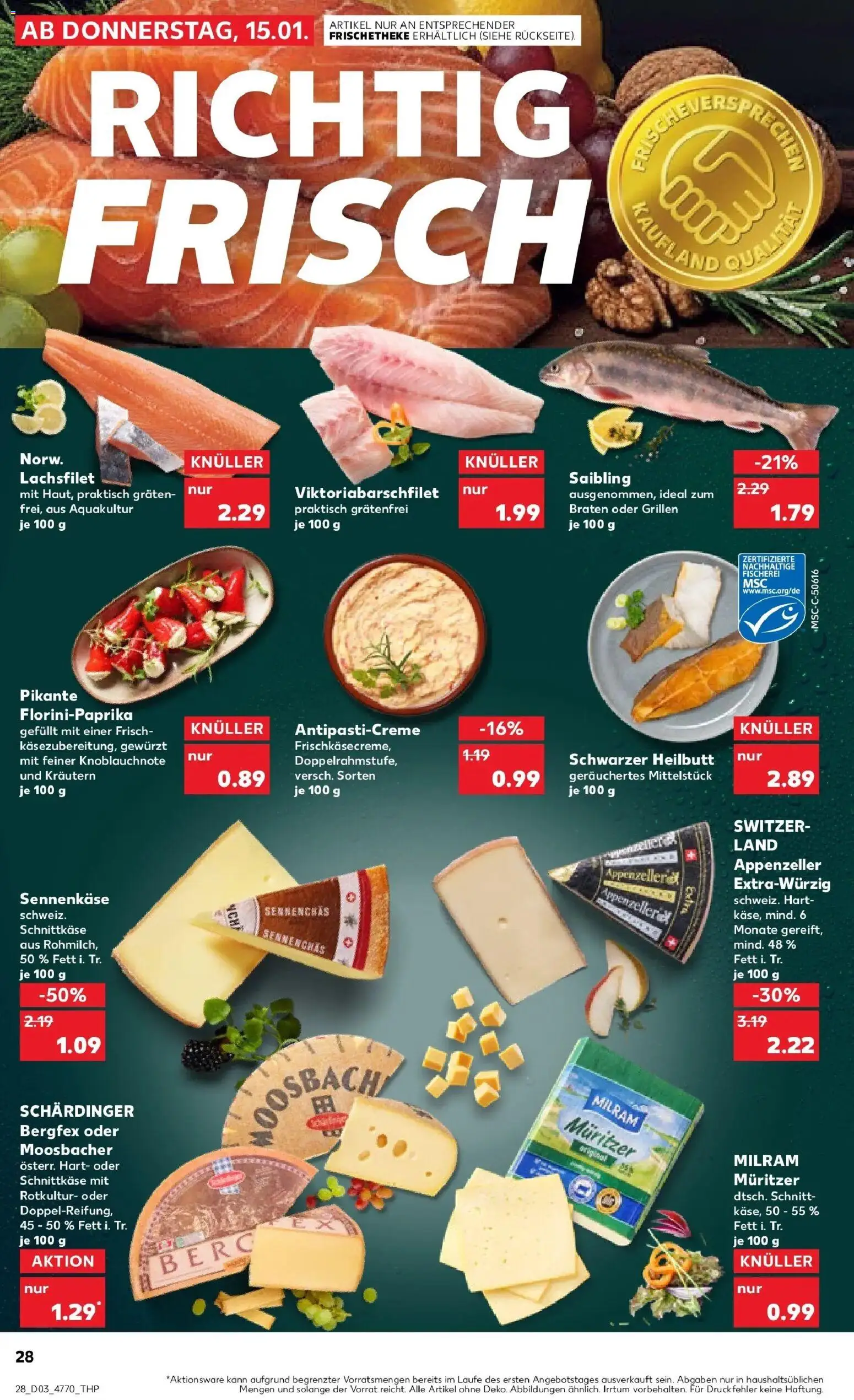 Kaufland prospekt Aschaffenburg	 – gültig ab 19.01.2026 | Seite: 28 | Produkte: Milram