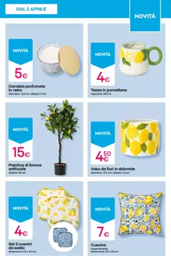 Anteprima del volantino Pepco volantino valido a partire dal 02.04.2026 | Pagina: 5 | Prodotti: Cuscino, Sedia, Candela, Vaso