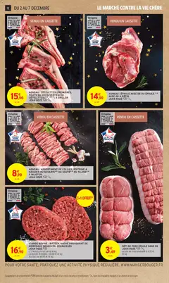 Intermarché - Prévisualisation de AGNEAU : ASSORTIMENT DE COLLIER, POITRINE À NAVARIN OU NAVARIN** OU SAUTÉ** OU TAJINE** À MIJOTER JEAN ROZÉ, Assortiment de collier et poitrine d'agneau à mijoter valide à partir de 02.12.2025 | Page: 12