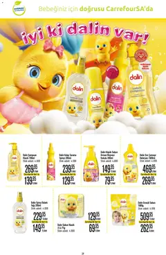 29.01.2026 tarihinden itibaren geçerli olan CarrefourSA kataloğu önizlemesi | Sayfa: 39 | Ürünler: Şampuan, Saç spreyi, Sabun, Çamaşır deterjanı
