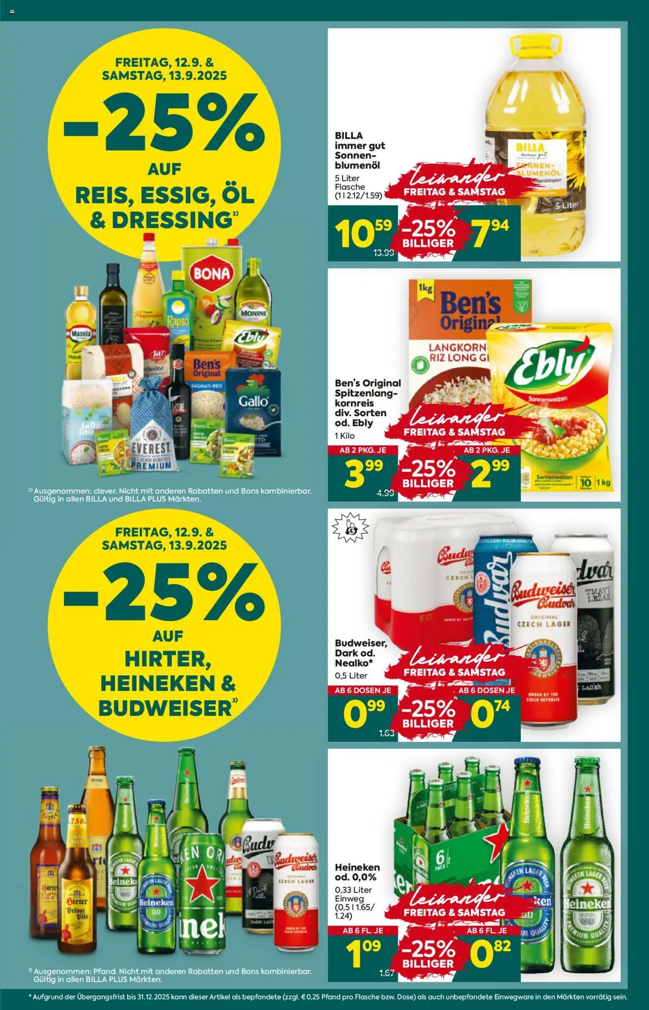 Billa Plus Flugblatt - Oberösterreich gültig ab 11.09.2025 | Seite: 3 | Produkte: Öl