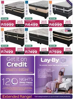 Sleepmasters specials catalogue – valid from 02.12.2025 | Page: 5 | Products: Queen bed, King bed, Mattress, Pillow