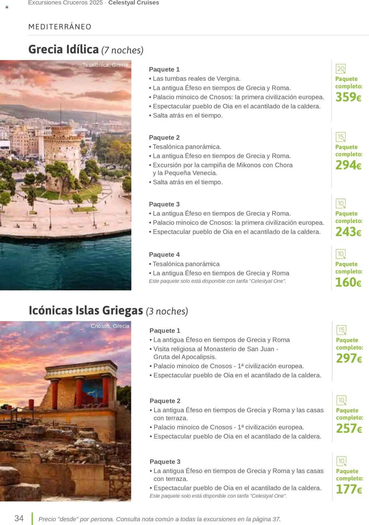 Viajes El Corte Inglés Excursiones Cruceros │ válido desde el 27.03.2025 | Página: 34