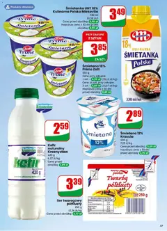 Pogląd oferty "Twaróg półtłusty, Twaróg półtłusty" - ważna od 07.01.2026 | Strona: 37 | Produkty: Twaróg półtłusty, Kefir, Śmietana, Twaróg