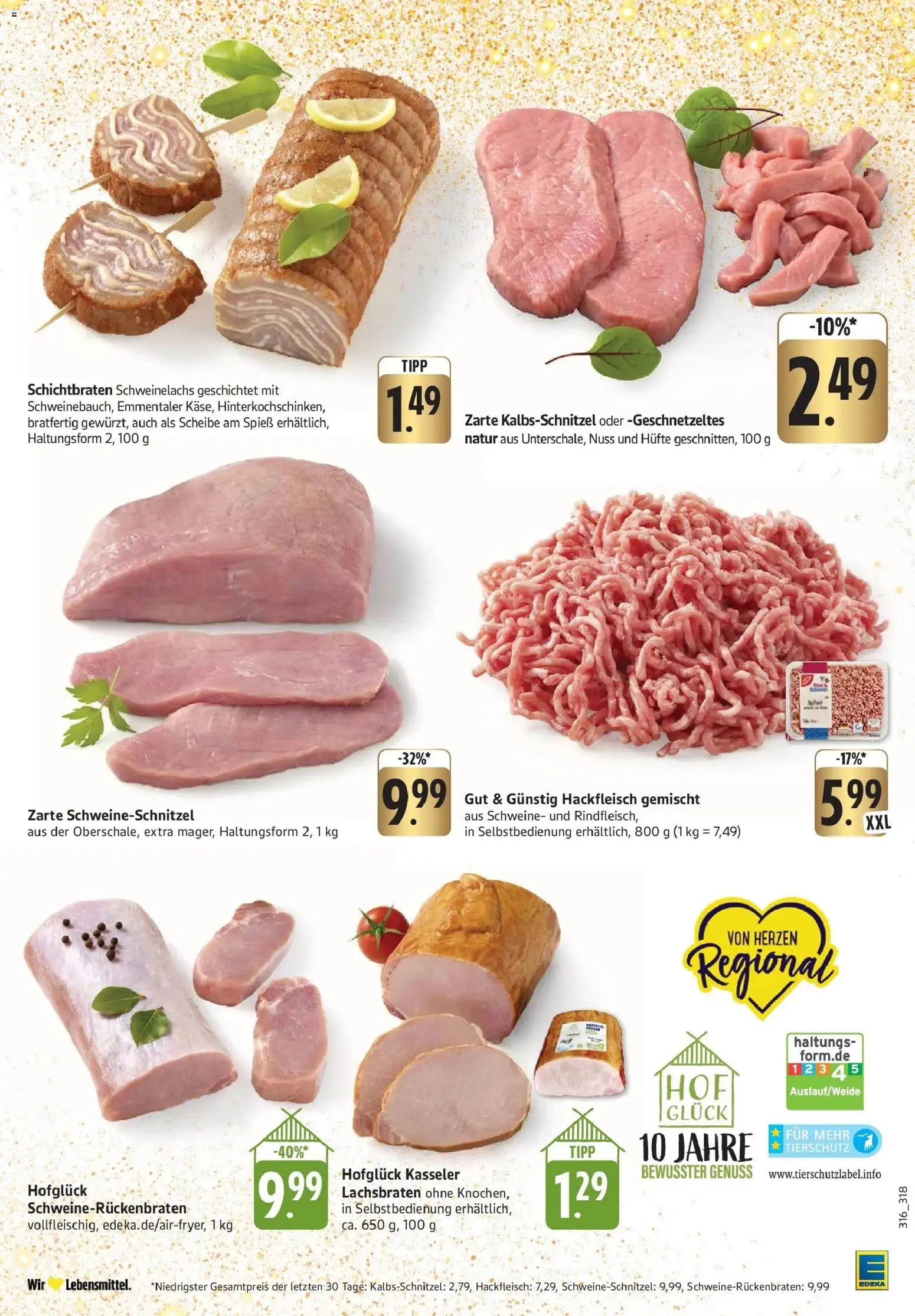 Edeka prospekt Mengen	 – gültig ab 08.12.2025 | Seite: 5 | Produkte: Hackfleisch