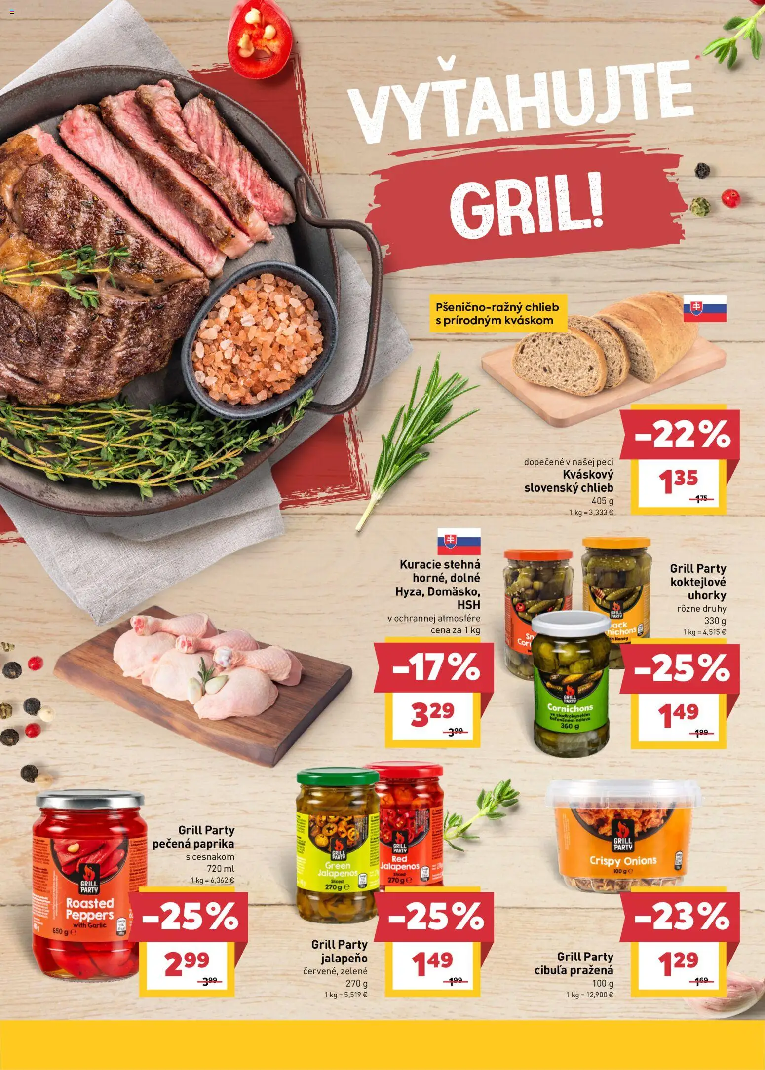 Nové Billa akcie – leták je platný od 30.03.2026 | Strana: 28 | Produkty: Gril, Paprika, Kuracie stehná, Uhorky
