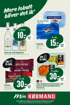 Eksempel på tilbudsavis Min Købmand - Tilbudsavis fra butik Min Købmand gyldig fra 25.07.2025