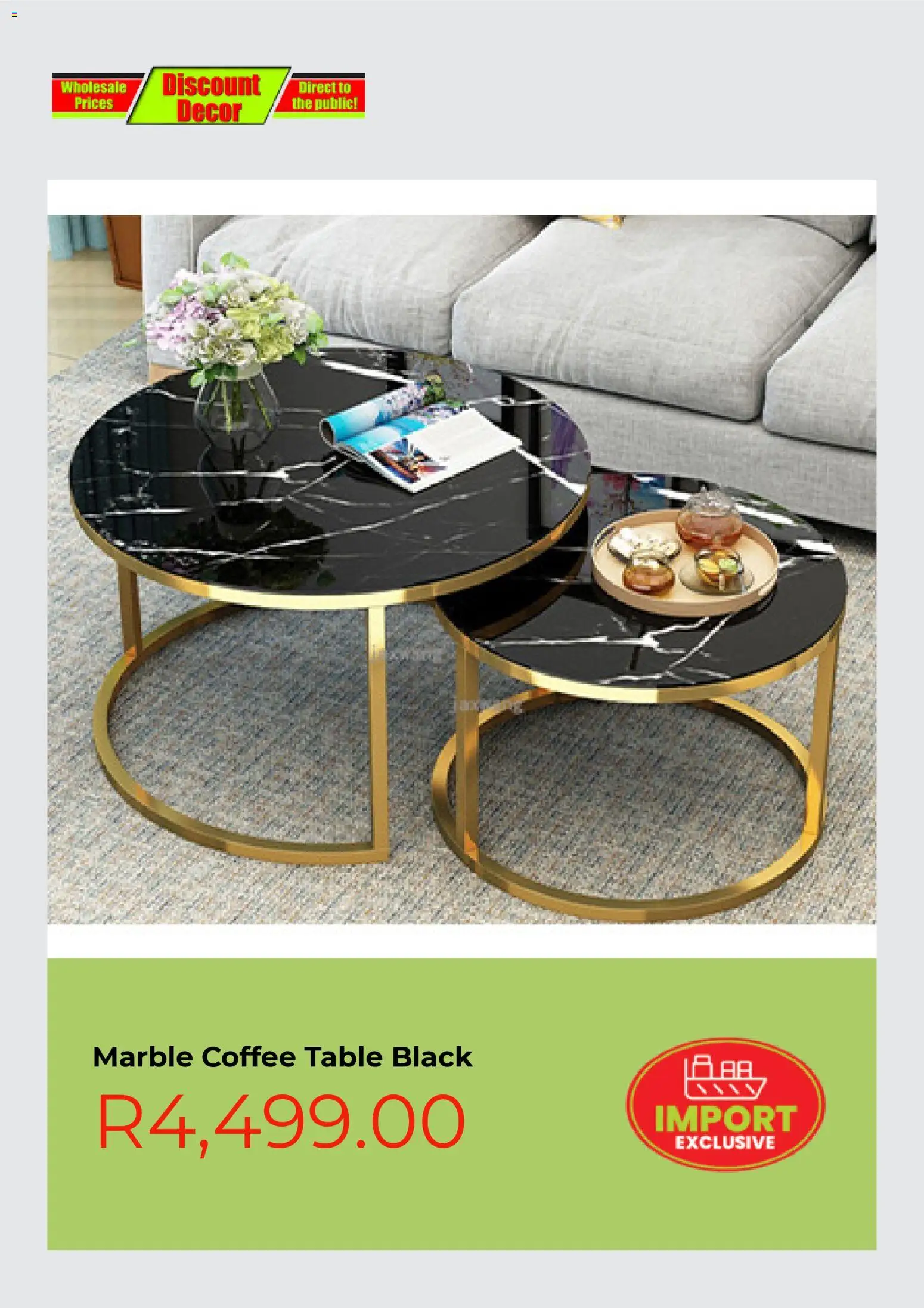 New Discount Decor catalogue – valid from 23.12.2025 | Page: 7 | Products: Coffee table, Table, Coffee