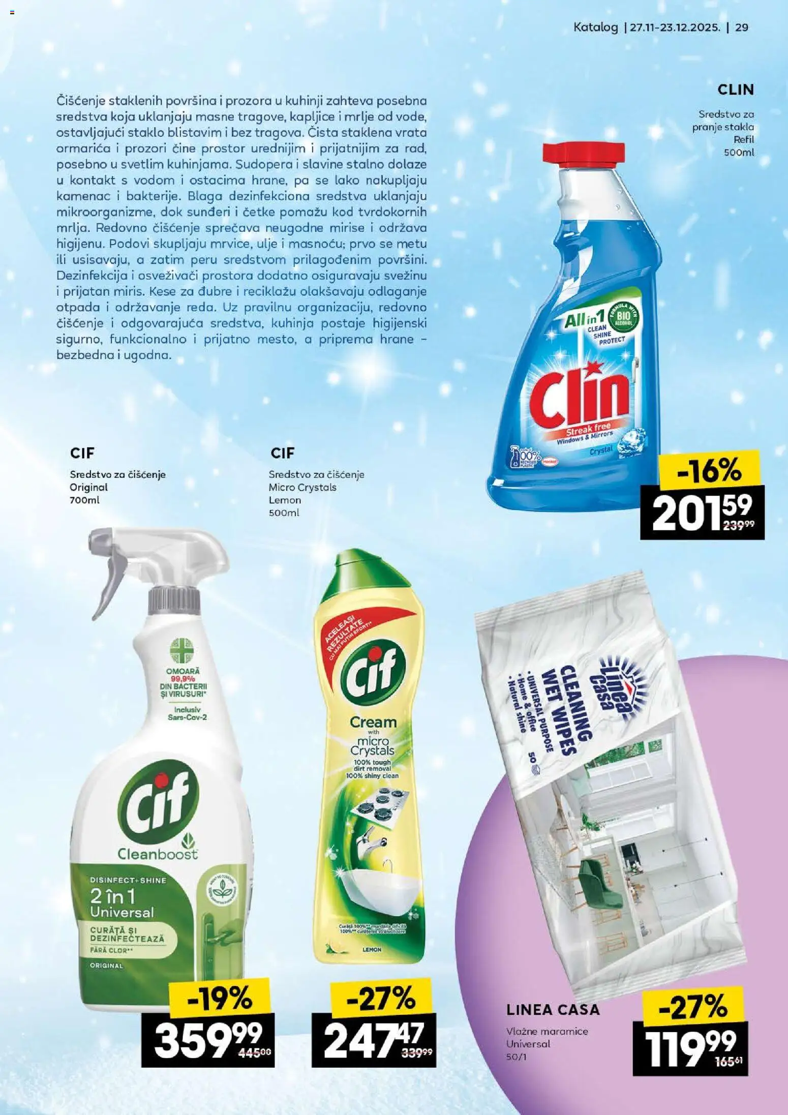 Roda katalog - važi od 27.11.2025 | Strana: 29 | Proizvode: Kuhinja, Vrata, Ulje, Vlažne maramice