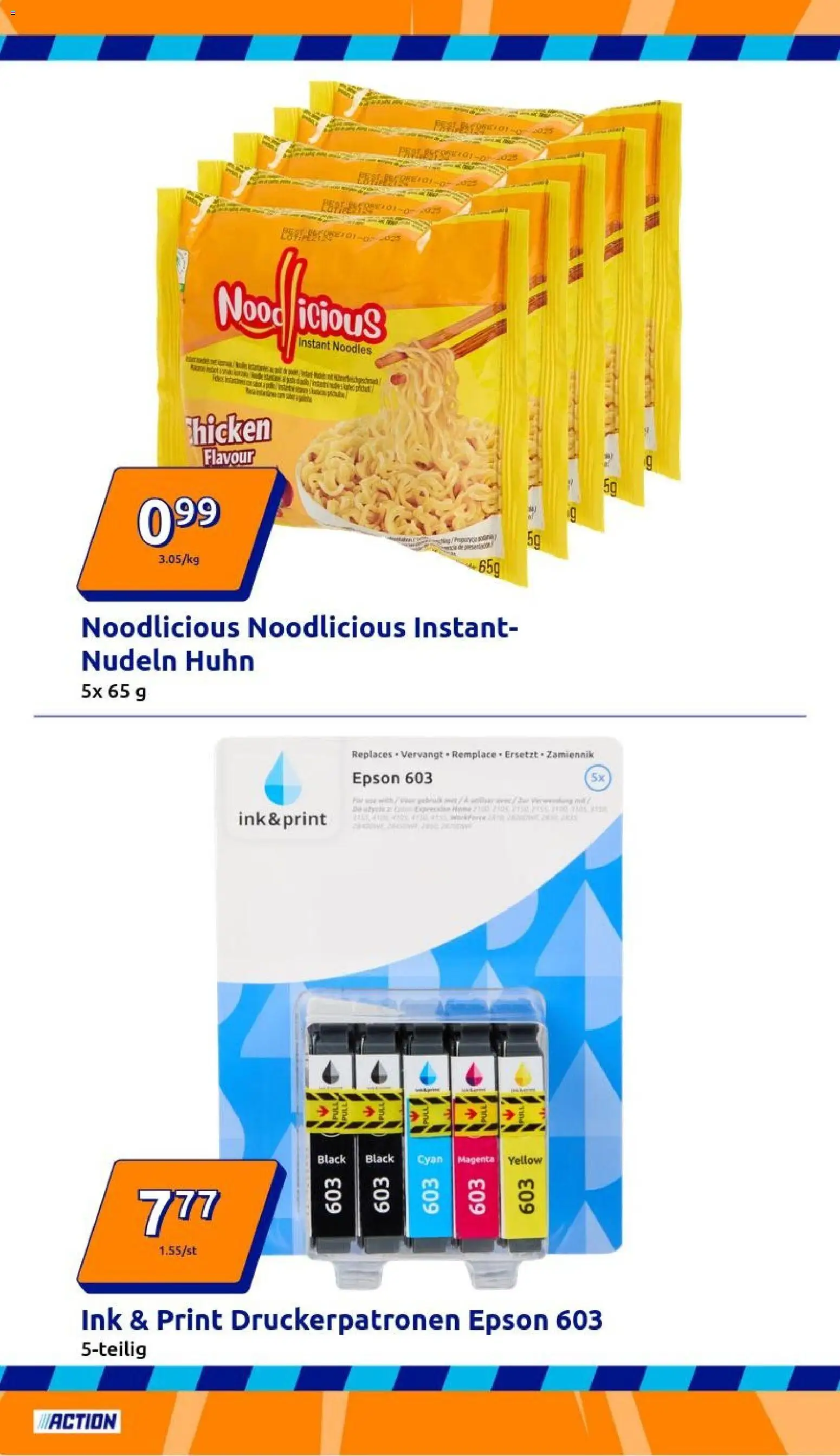 Action Prospekt – gültig ab 14.01.2026 | Seite: 8 | Produkte: Epson, Nudeln