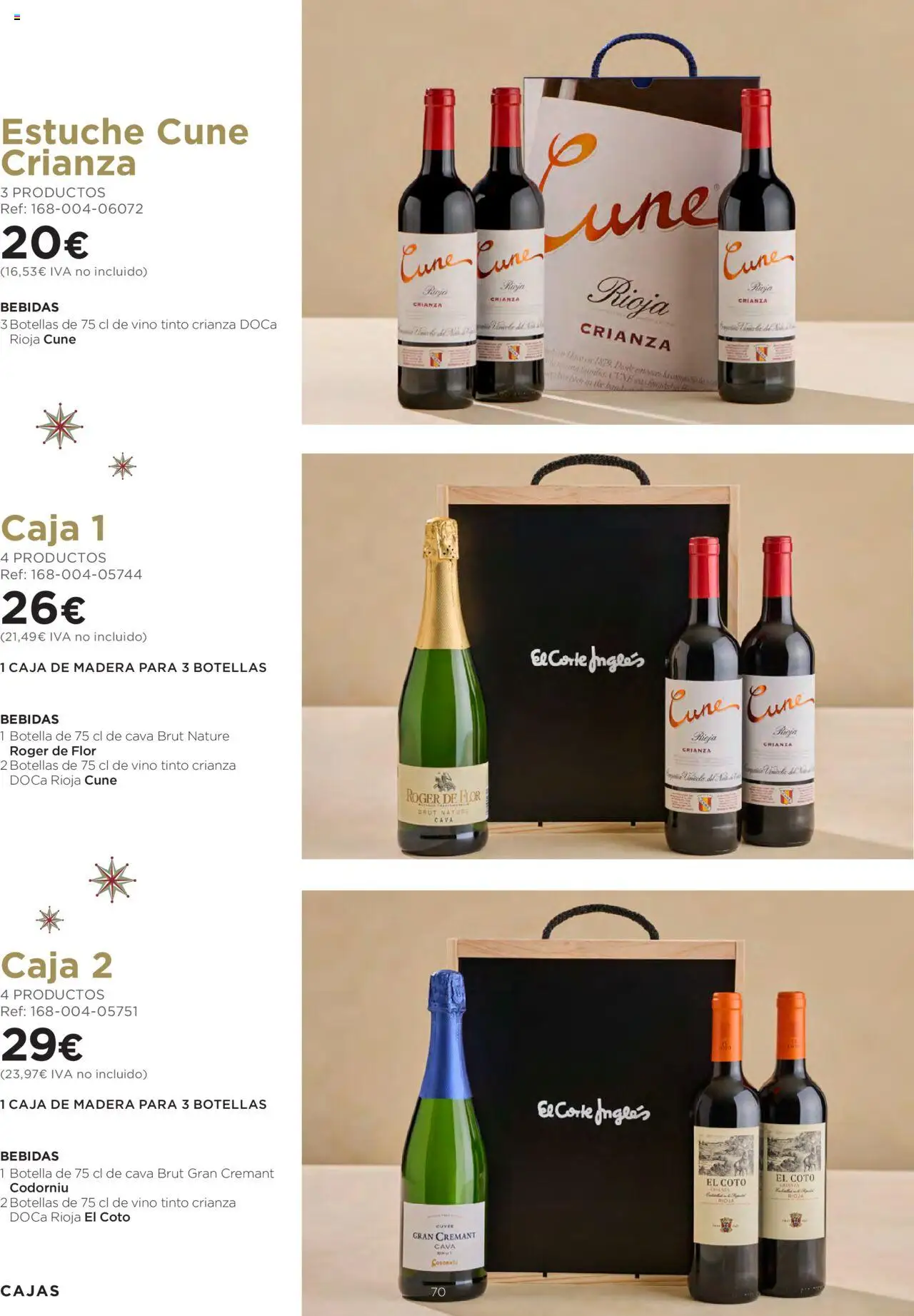 El Corte Inglés ofertas │ válido desde el 06.10.2025 | Página: 70 | Productos: Vino, Caja