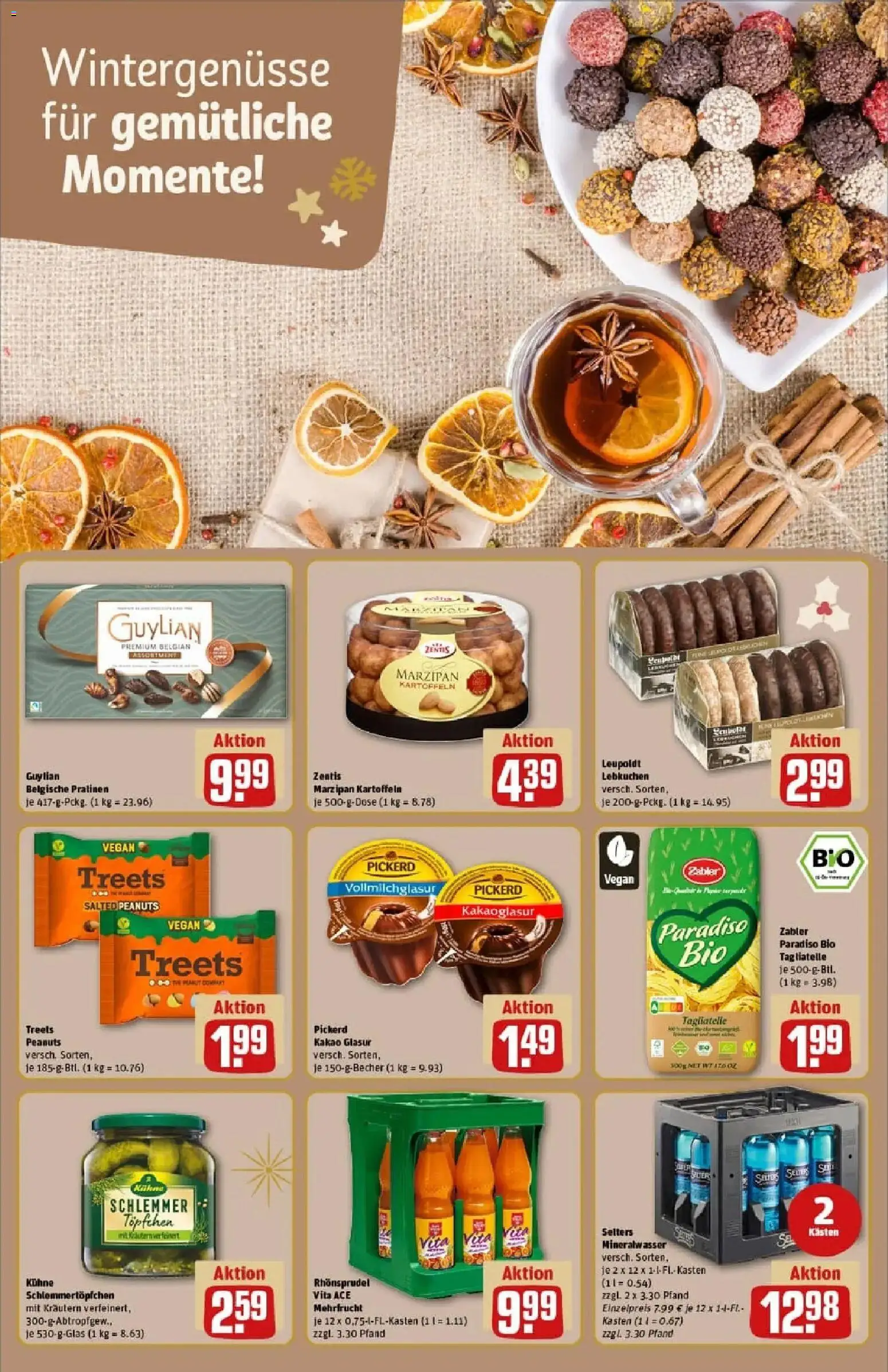 Rewe prospekt Künzell	 – gültig ab 23.11.2025 | Seite: 16 | Produkte: Mineralwasser, Kartoffeln, Rhonsprudel