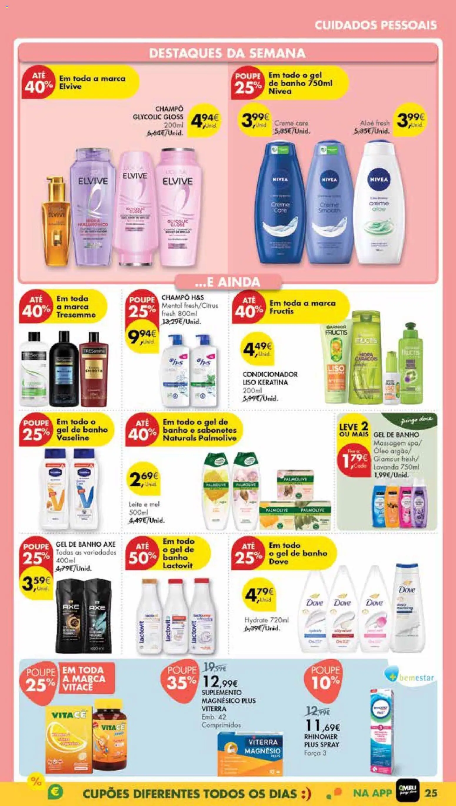 Pingo Doce Poupe Esta Semana Madeira │ válido de 27.01.2026 | Página: 25 | Produtos: Gloss, Gel de banho, Mel, Creme