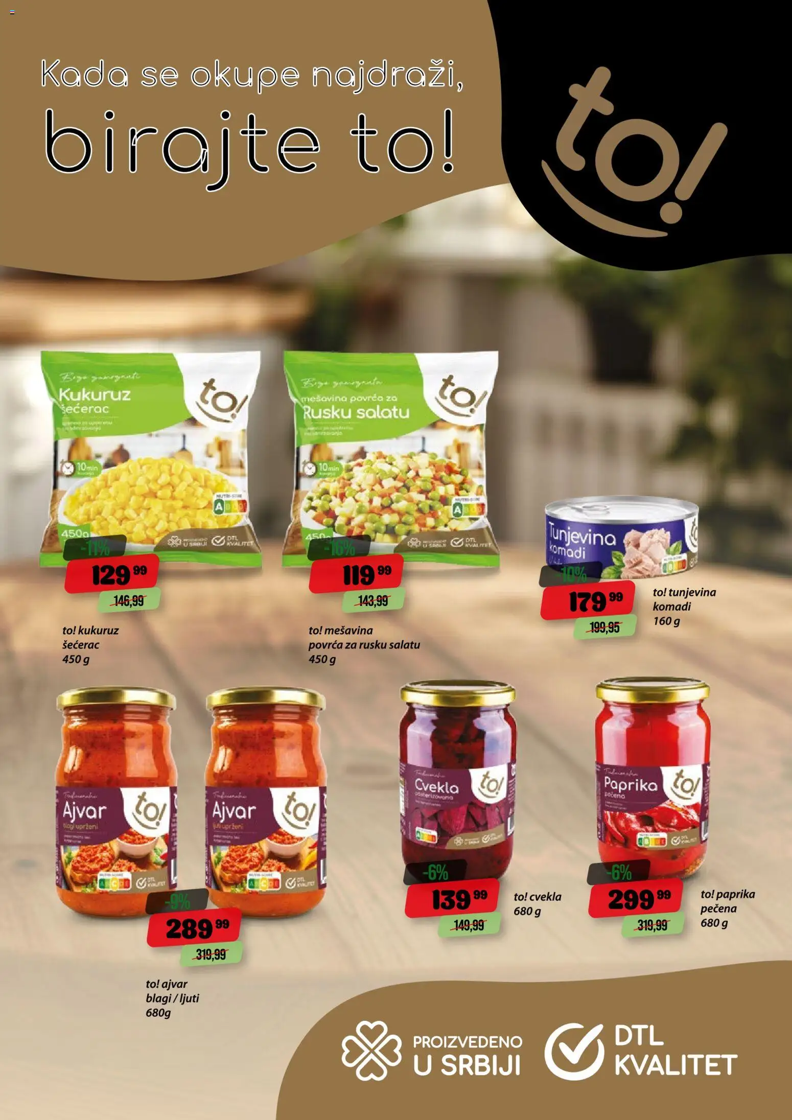 Podunavlje katalog - važi od 19.11.2025 | Strana: 2 | Proizvode: Ajvar, Cvekla, Kukuruz šećerac, Kukuruz