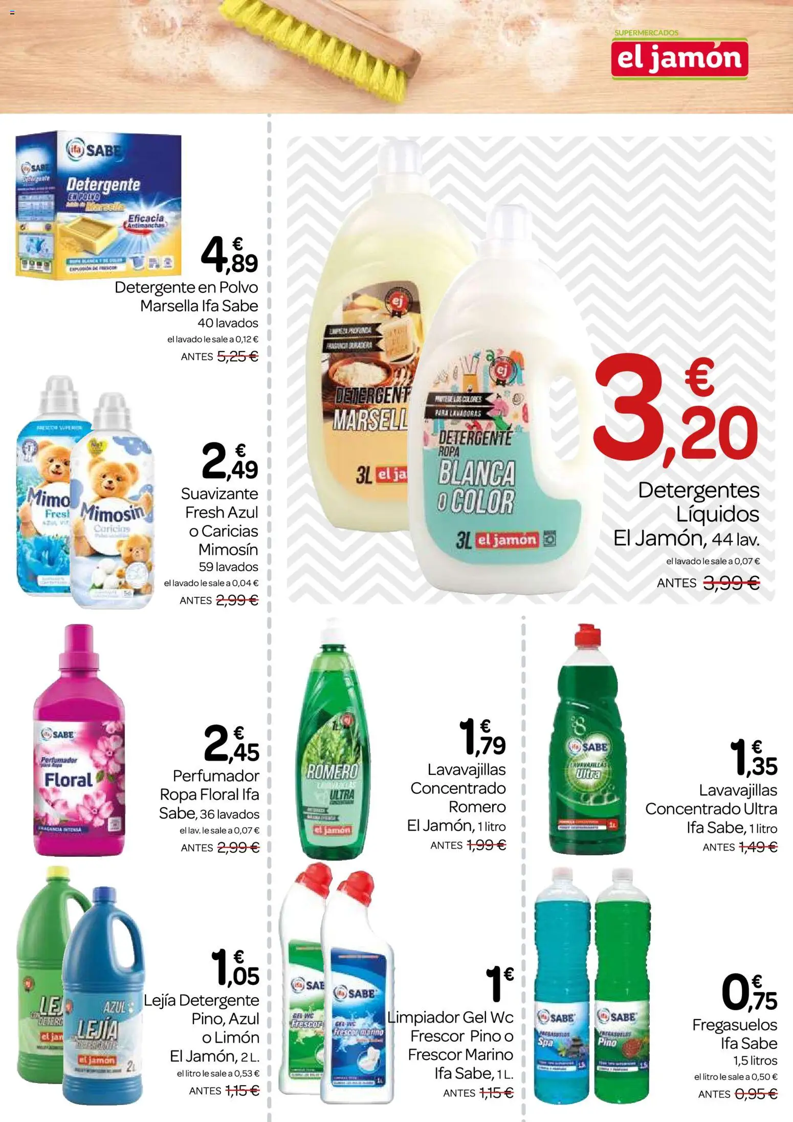 Supermercados El Jamón folleto │ válido desde el 26.02.2026 | Página: 25 | Productos: Detergente, Jamón, Ropa, Lavavajillas